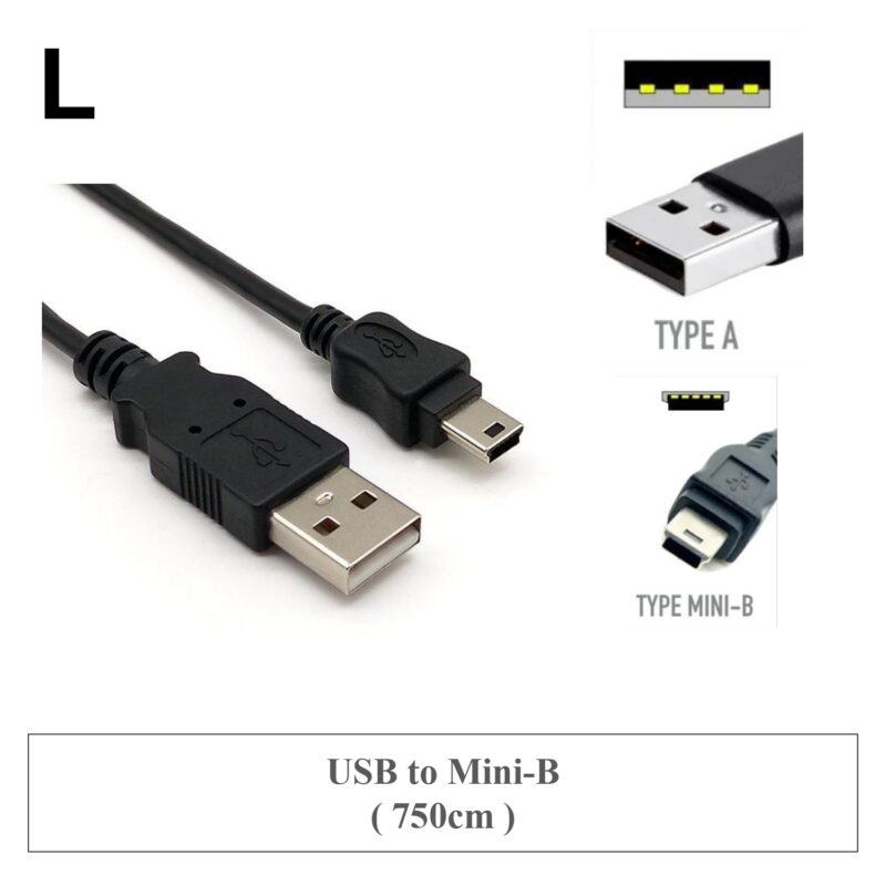 L ✤ USB to Mini-B ( 750cm )