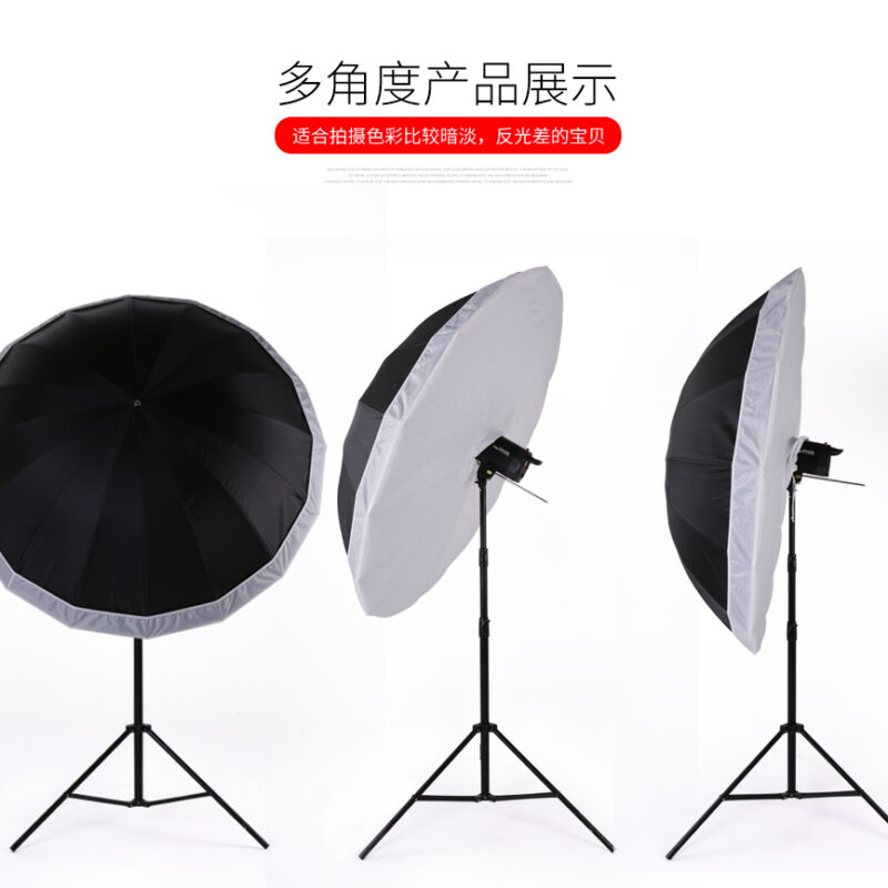 D ✤ 銀底_傘式柔光罩 185cm