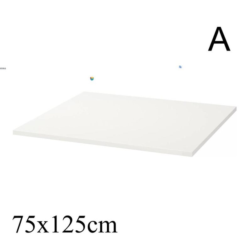 A ✤ IKEA冷白桌 125x75 MELLTORP